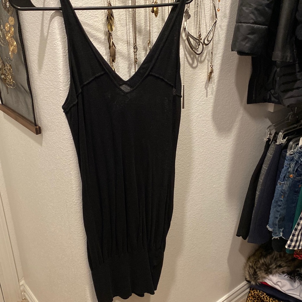 Black swim cover up